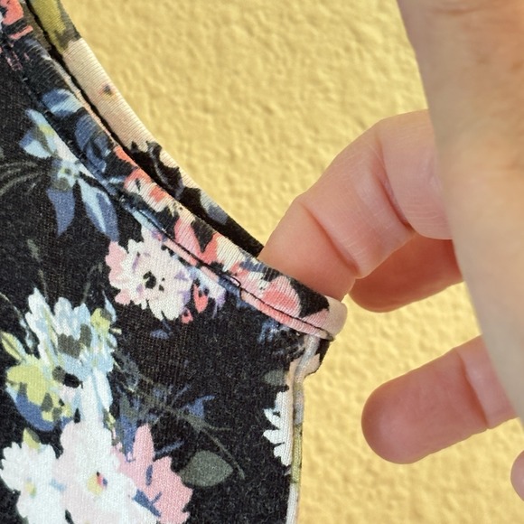 J. Jill Wearever Collection Womens‎ Floral Boho Dress Size M Midi Beach Resort - Picture 6 of 9